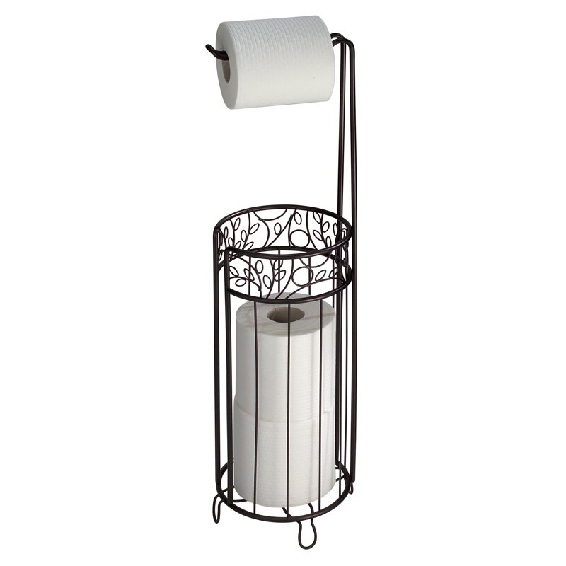 Decorative Free Standing Toilet Paper Holder & Reviews